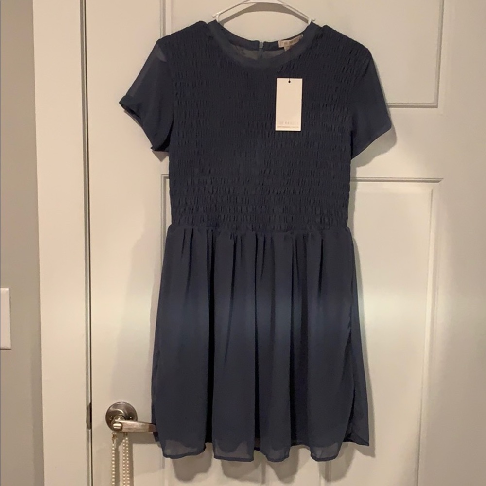 Dark indigo dress